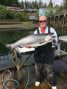 Salmon Fishing in Winter harbour