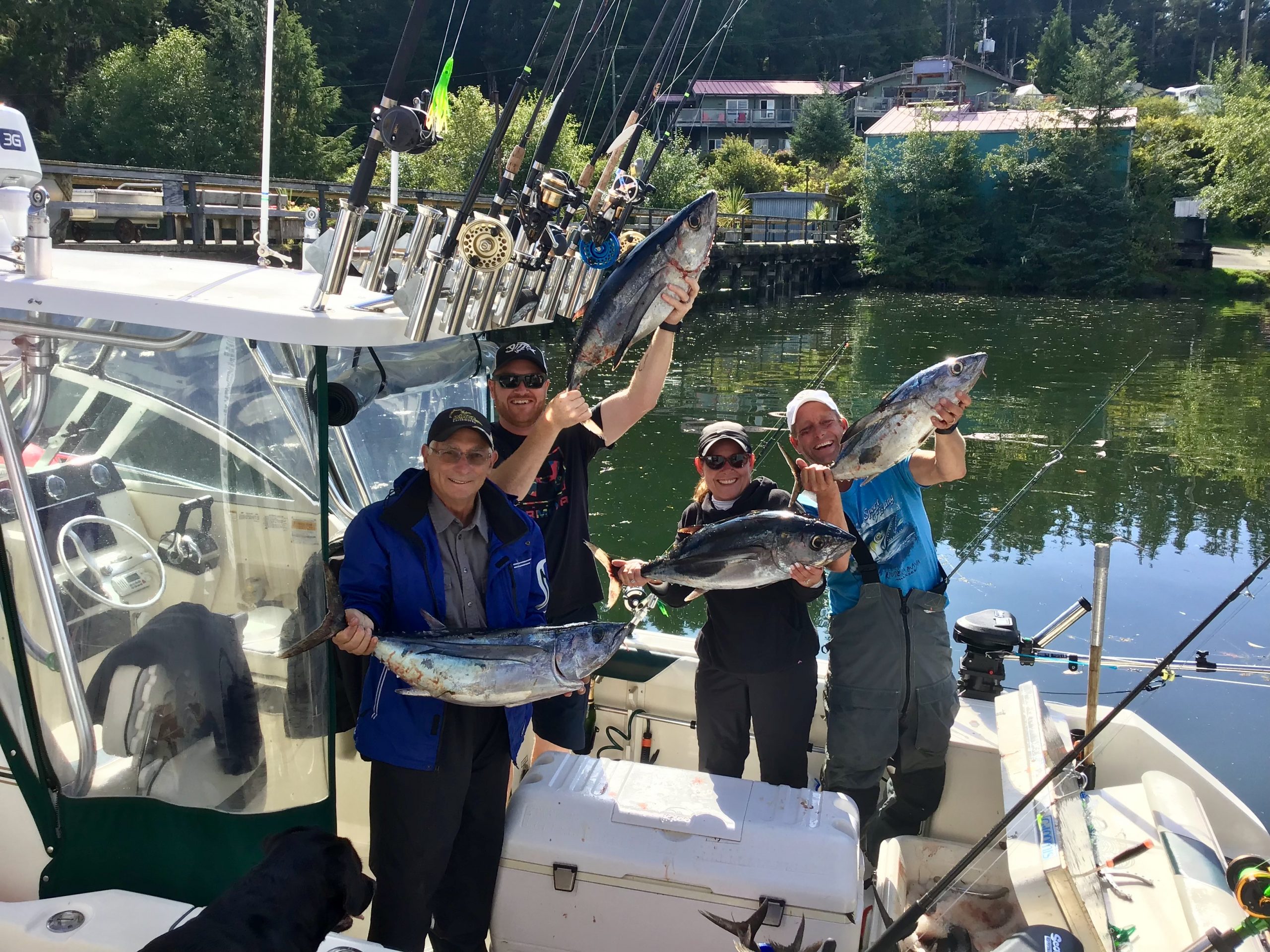 Albacore Tuna Fishing in Winter Harbour Vancouver Island